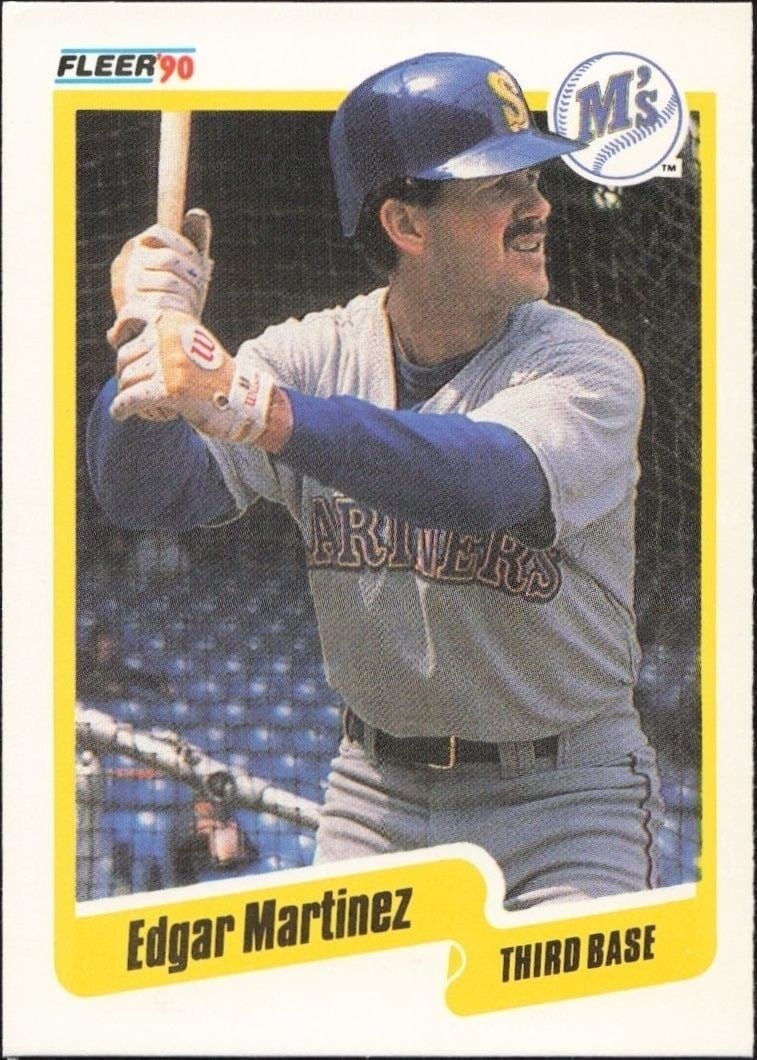 1990 Fleer Edgar Martinez #520 trading card
