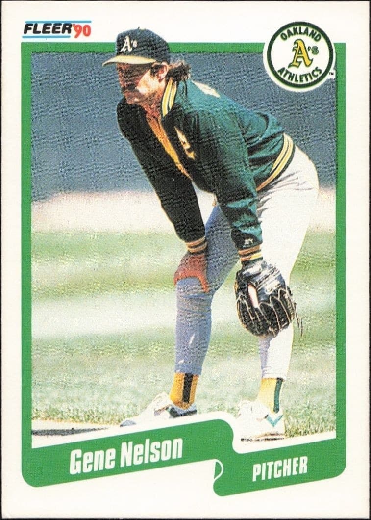 1990 Fleer Gene Nelson #17 trading card