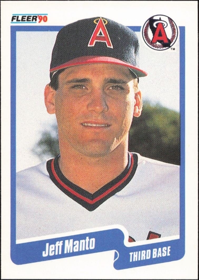 1990 Fleer Jeff Manto #137 trading card