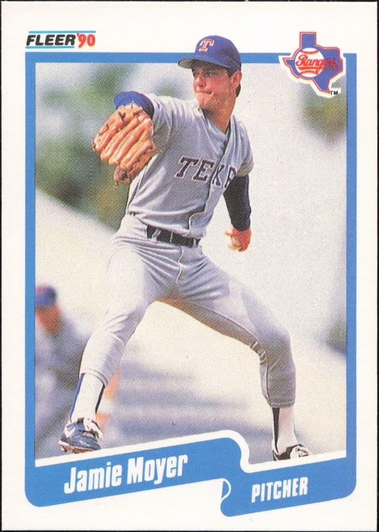 1990 Fleer Jamie Moyer #307 trading card