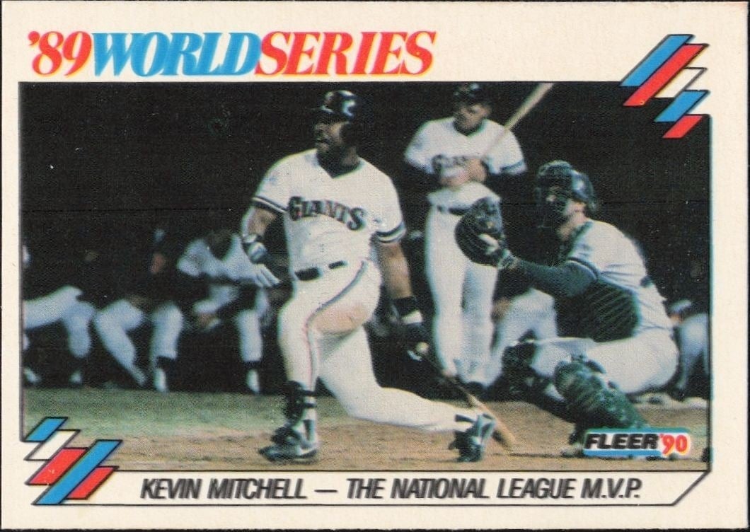 1990 Fleer Kevin Mitchell #2 trading card