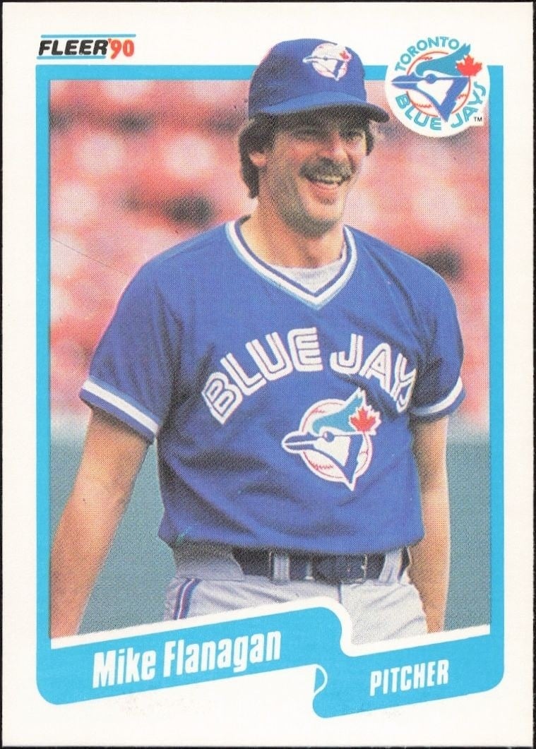 1990 Fleer Mike Flanagan #81 trading card