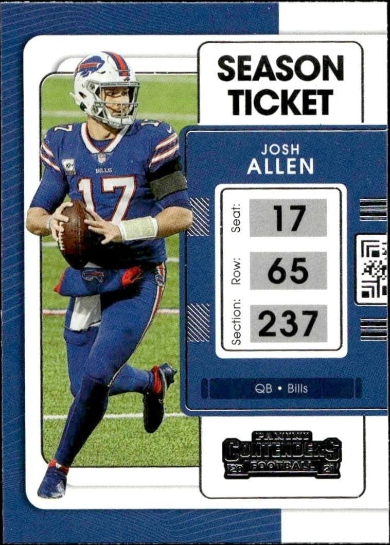2021 Panini Contenders Josh Allen #10 trading card