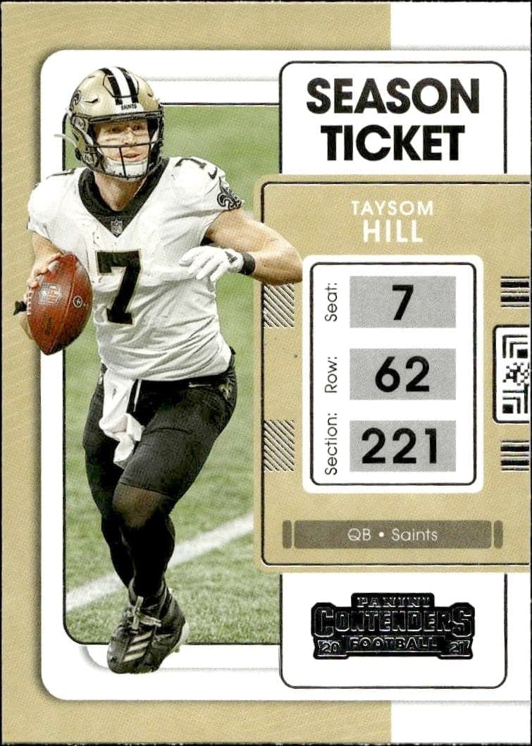 2021 Panini Contenders Taysom Hill #72 trading card