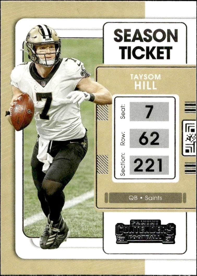 2021 Panini Contenders Tysom Hill #72 trading card