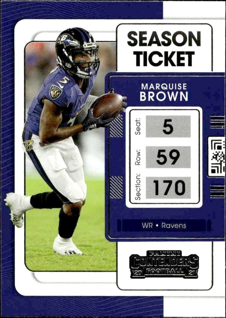2021 Panini Contenders Marquise Brown #8 trading card