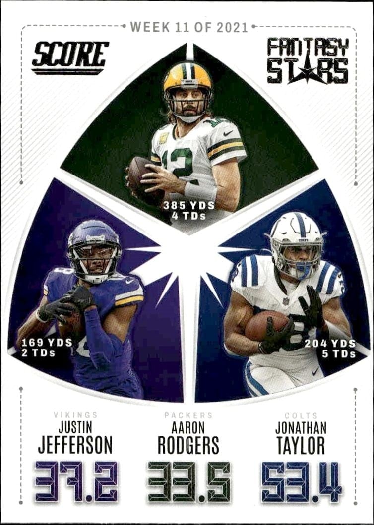 2022 Panini Score Aaron Rodgers #FS11 trading card