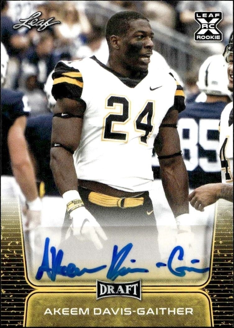 2020 Leaf Draft Akeem Davis-Gaither #BA-ADG trading card