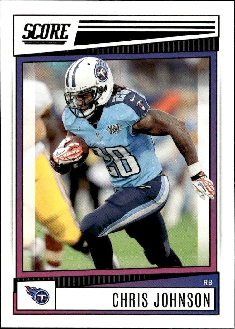 2022 Panini Score Chris Johnson #28 trading card