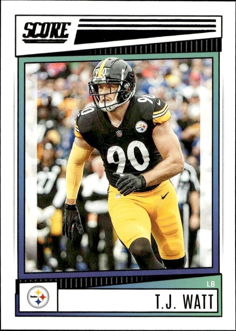 2022 Panini Score T.J. Watt #216 trading card