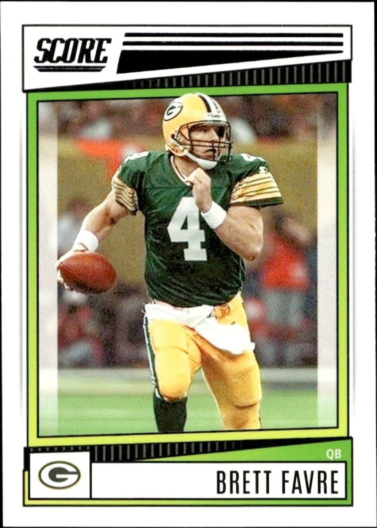 2022 Panini Score Brett Favre #101 trading card