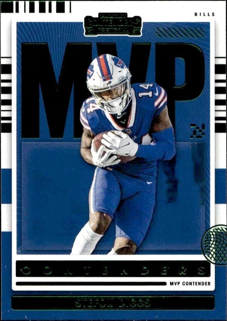 2021 Panini Contenders Stefon Diggs #MVP-SDI trading card