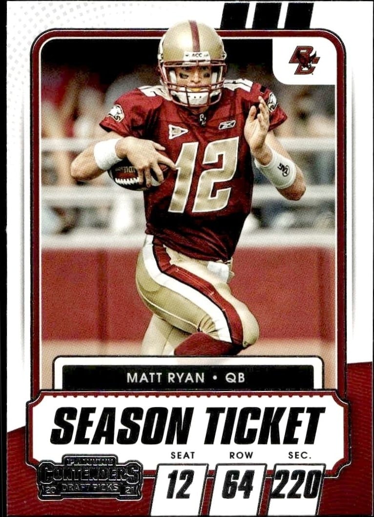 2021 Panini Contenders Draft Picks Matt Ryan #4 trading card