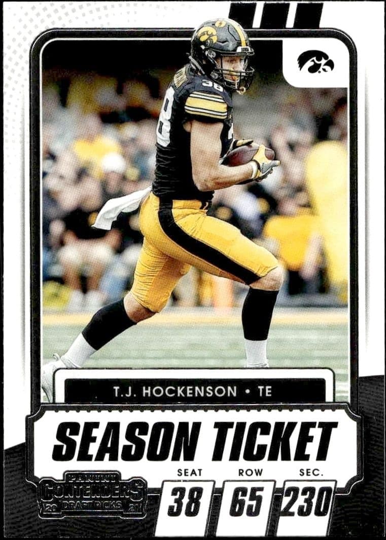 2021 Panini Contenders Draft Picks T.J. Hockenson #99 trading card