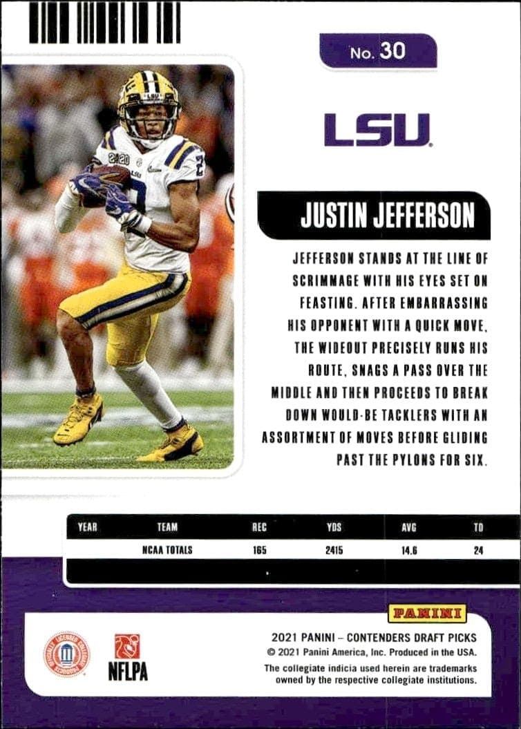 Justin Jefferson - Back