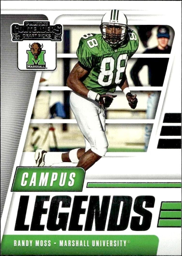 2021 Panini Contenders Draft Picks Randy Moss #20 trading card