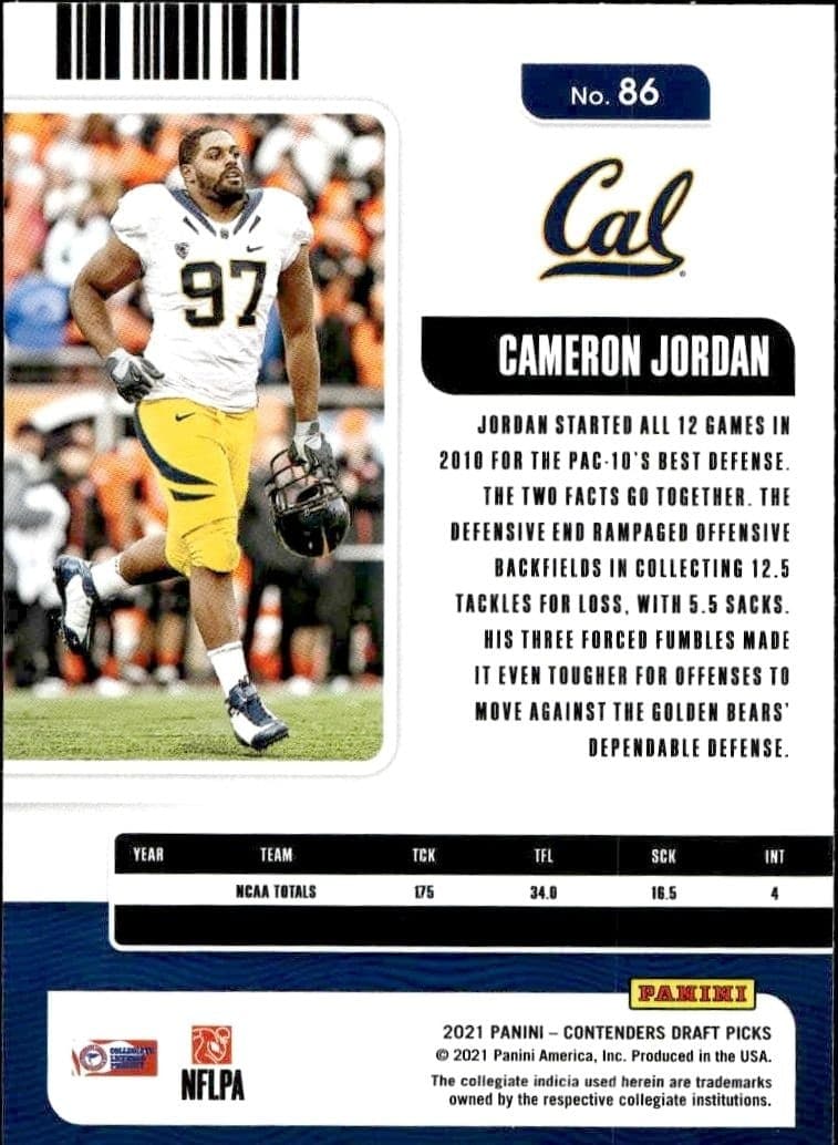 Cameron Jordan - Back