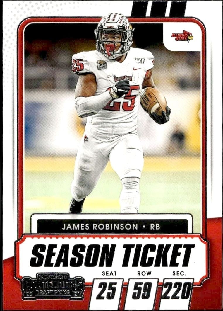 2021 Panini Contenders James Robinson #12 trading card