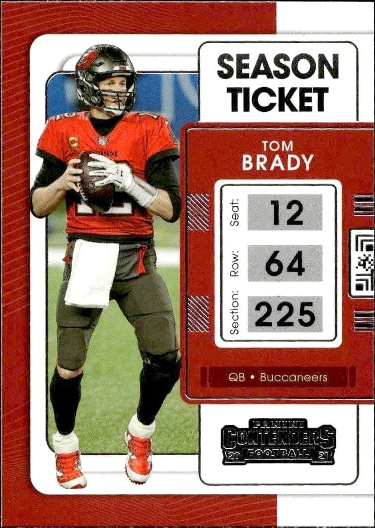 2021 Panini Contenders Tom Brady #91 trading card