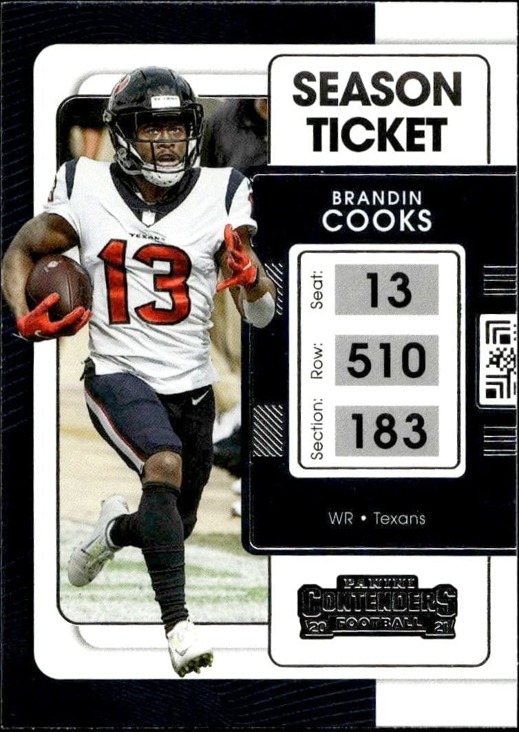 2021 Panini Contenders Brandin Cooks #38 trading card
