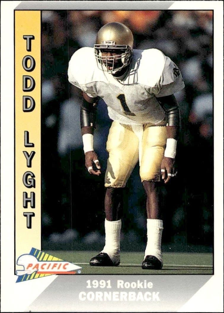 1991 Pacific Todd Lyght #550 trading card