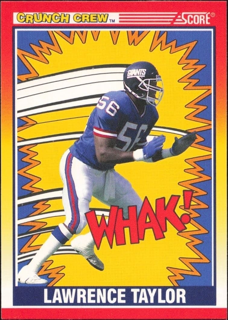 1990 Score Lawrence Taylor #552 trading card