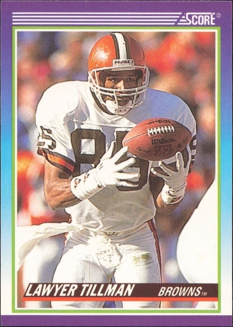 1990 Score Lawyer Tillman #457 trading card