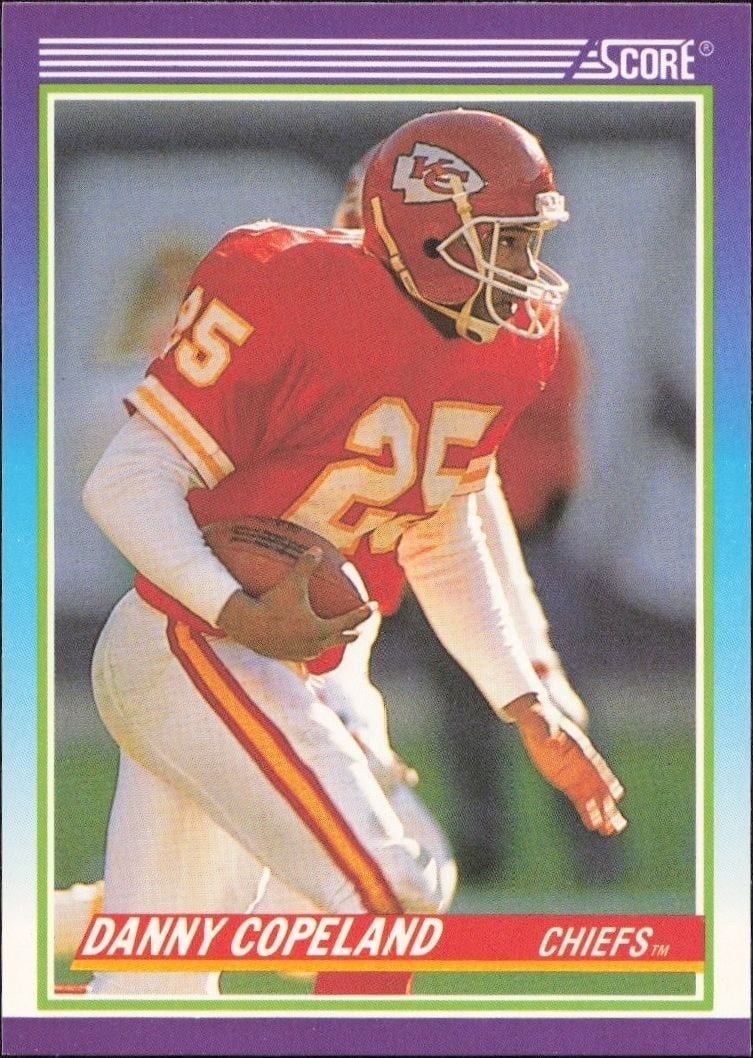 Danny Copeland 1990 Score #464 Football Trading Card - Front 1990 Score Danny Copeland #464 football trading card front