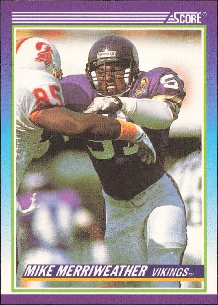 1990 Score Mike Merriweather #480 trading card