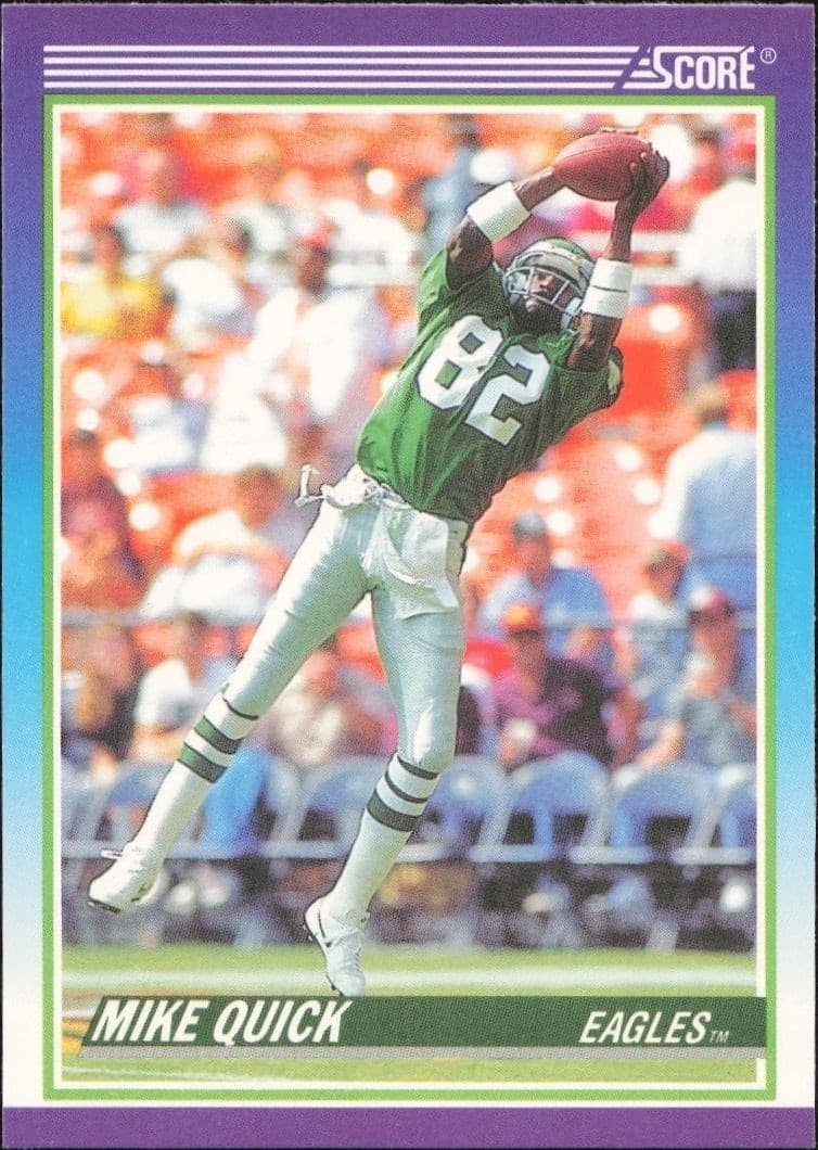 1990 Score Mike Quick #466 trading card
