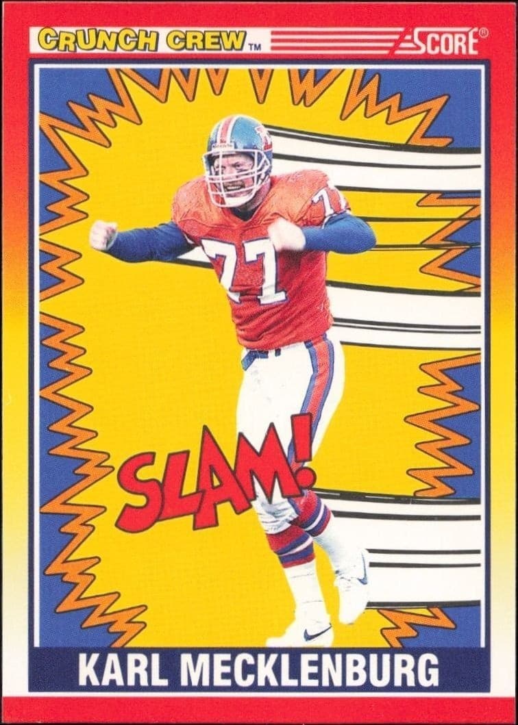 1990 Score Karl Mecklenburg #551 trading card