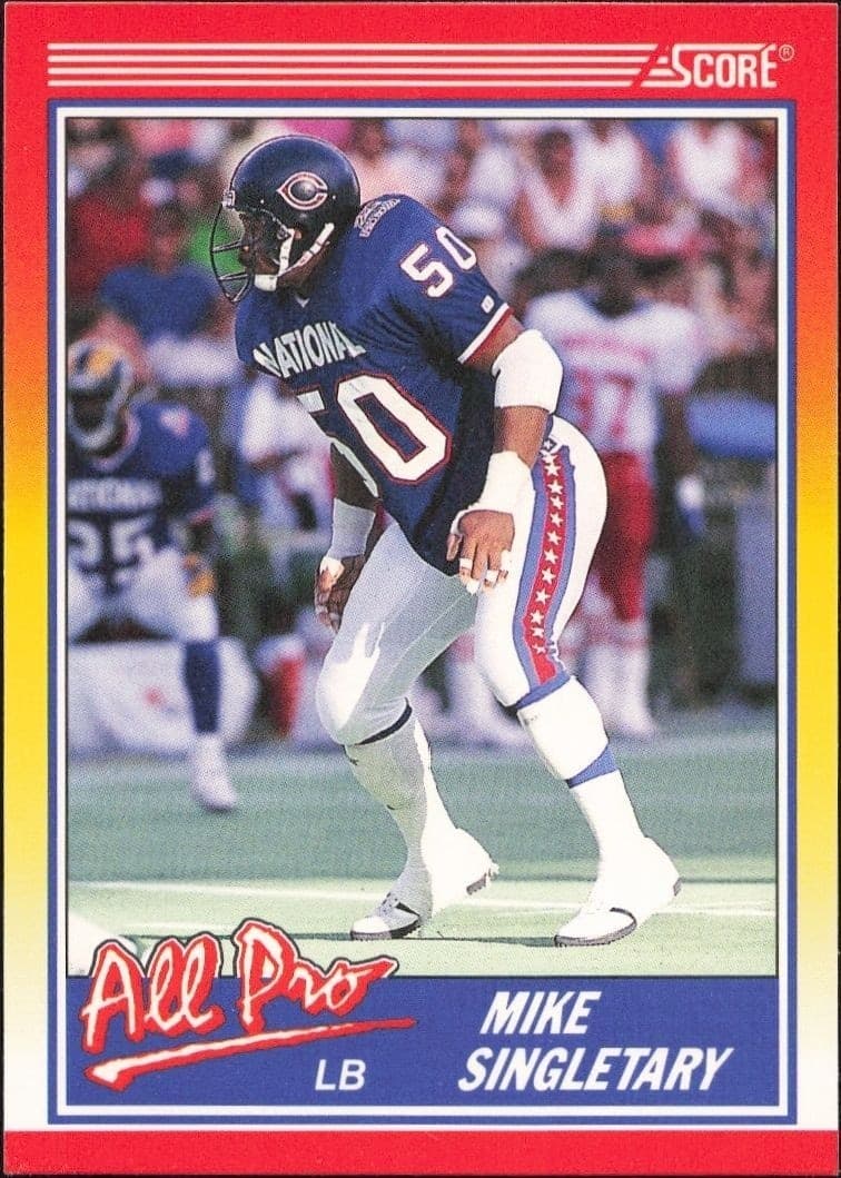 1990 Score Mike Singletary #570 trading card