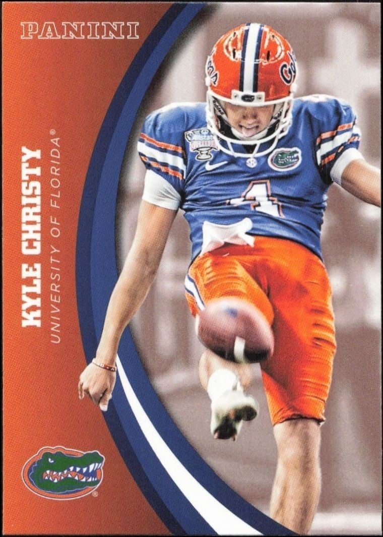 2015 Panini Florida Gators Kyle Christy #37 trading card
