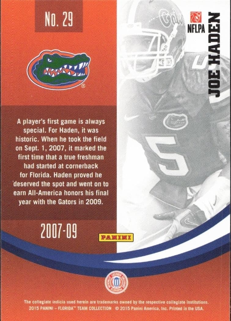 Joe Haden - Back