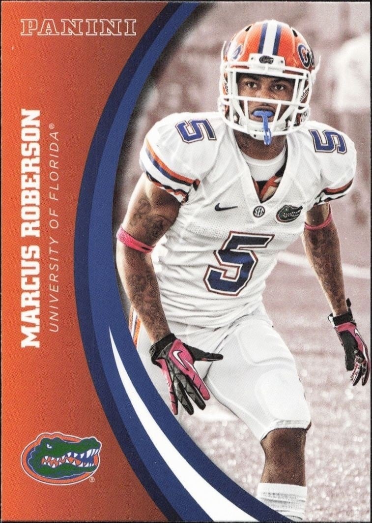 2015 Panini Florida Gators Marcus Roberson #44 trading card