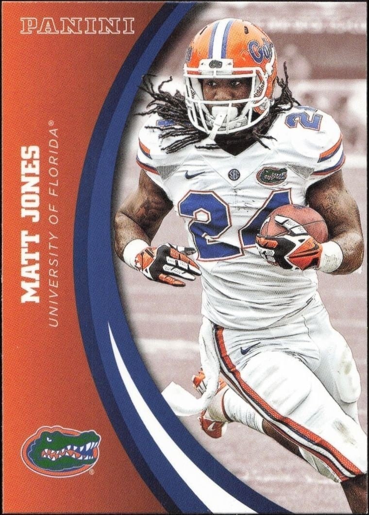 2015 Panini Florida Gators Matt Jones #46 trading card