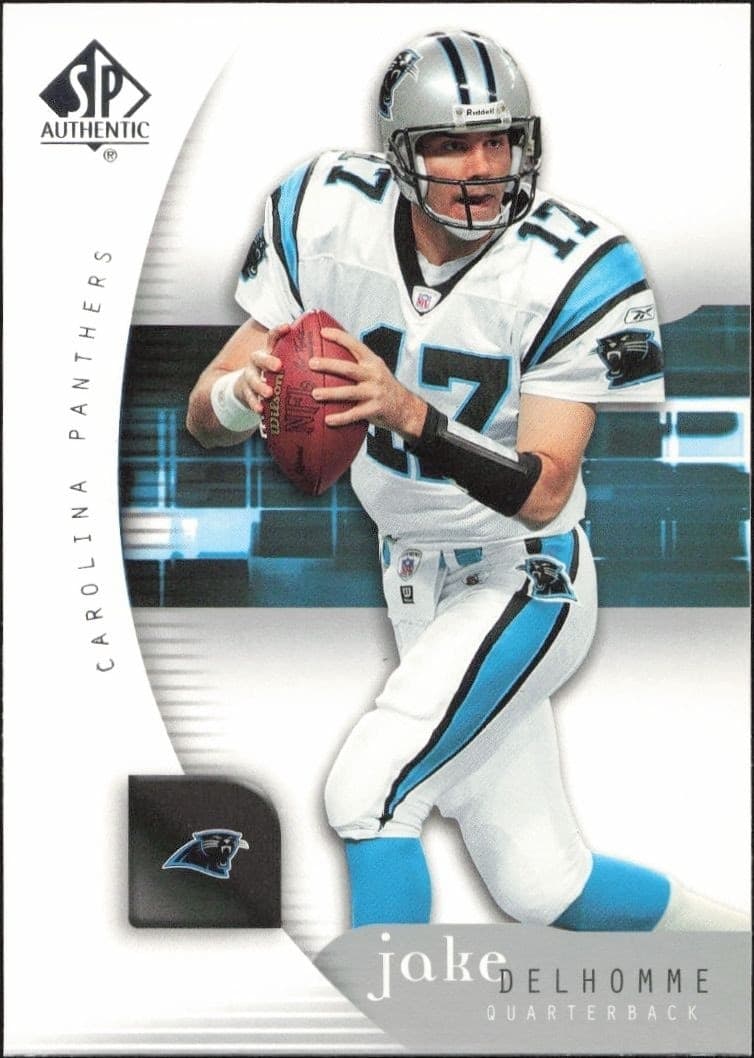 2005 Upper-Deck SP Authentic Jake Delhomme #12 trading card