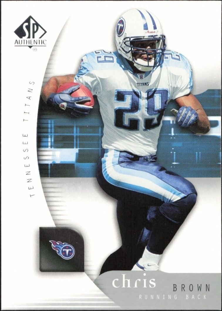 2005 Upper-Deck SP Authentic Chris Brown #87 trading card