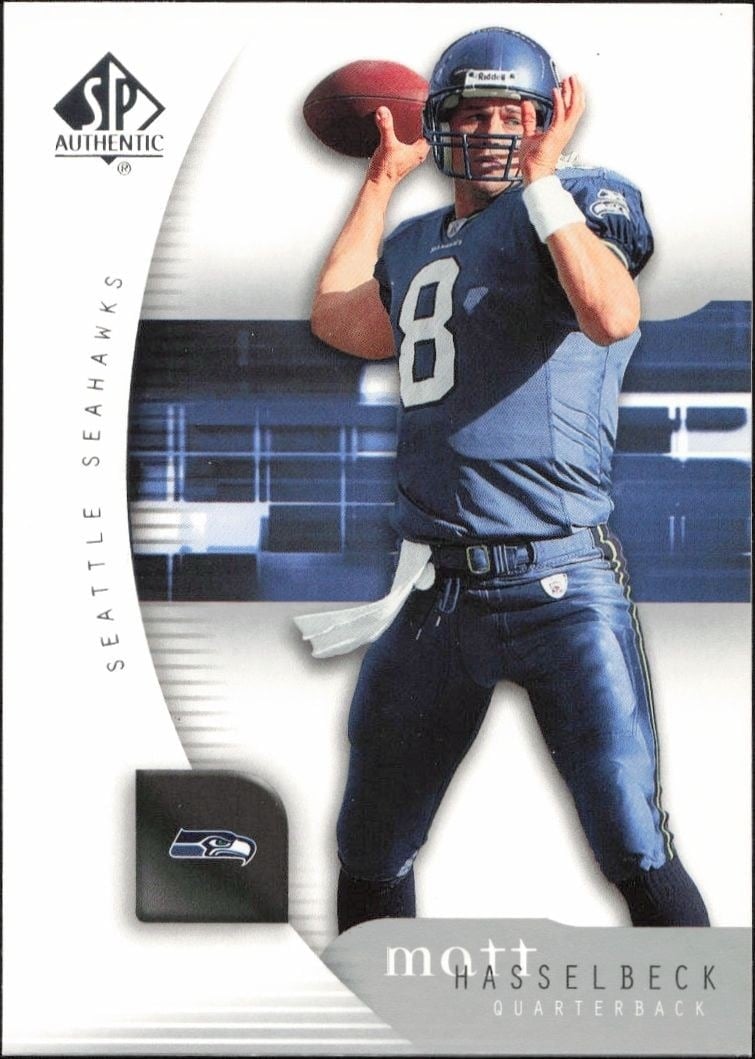 2005 Upper-Deck SP Authentic Matt Hasselbeck #76 trading card