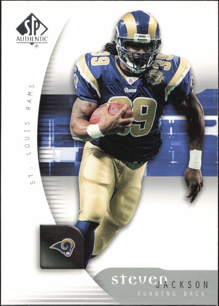 2005 Upper-Deck SP Authentic Steven Jackson #80 trading card