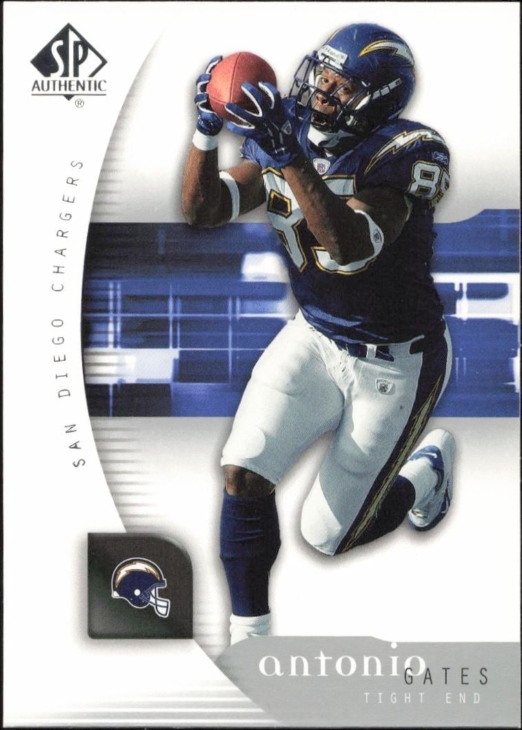 2005 Upper-Deck SP Authentic Antonio Gates #72 trading card