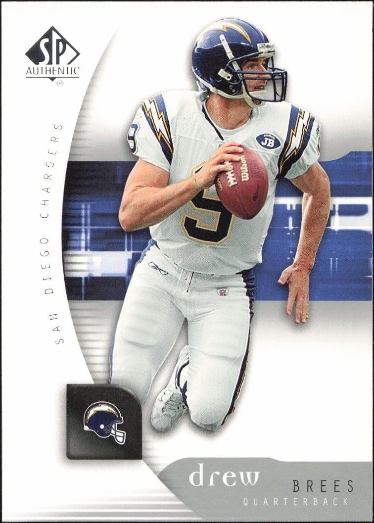2005 Upper-Deck SP Authentic Drew Brees #71 trading card