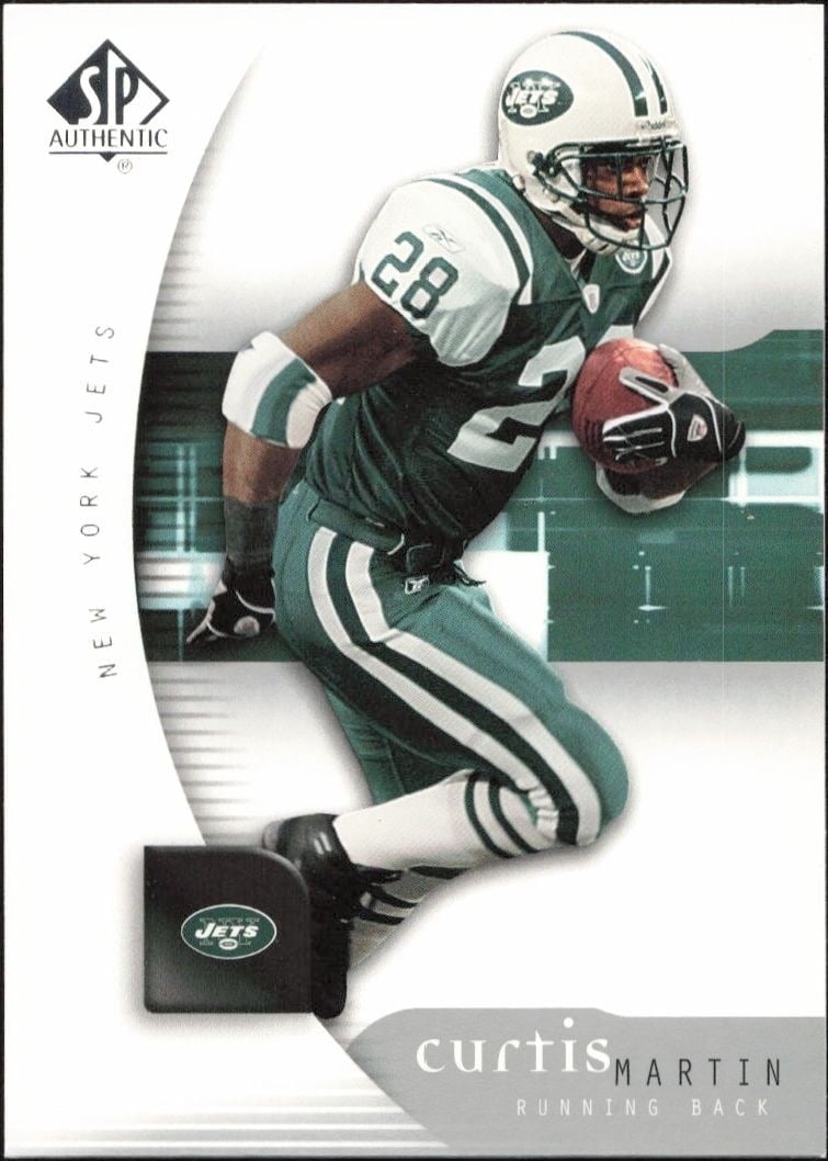 2005 Upper-Deck SP Authentic Curtis Martin #61 trading card