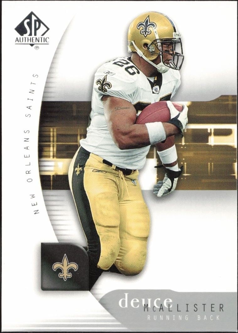 2005 Upper-Deck SP Authentic Deuce McAllister #54 trading card