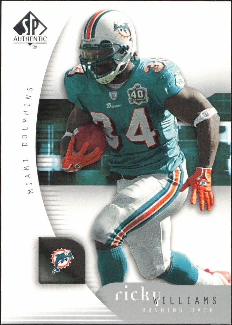 2005 Upper-Deck SP Authentic Ricky Williams #47 trading card