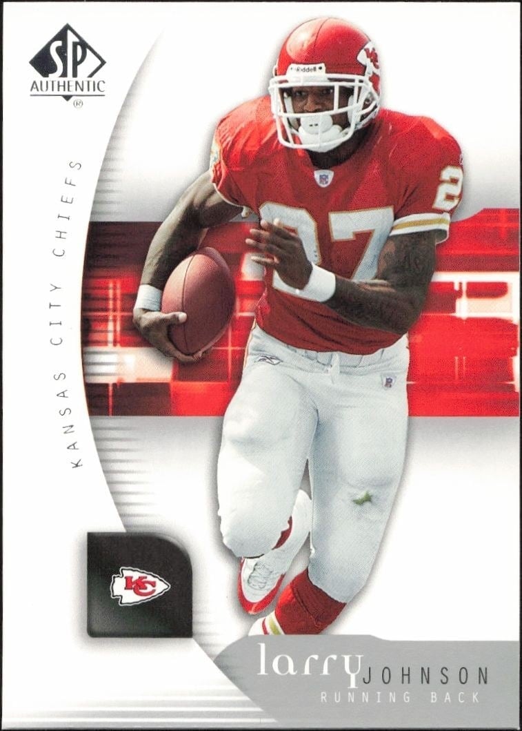 2005 Upper-Deck SP Authentic Larry Johnson #43 trading card