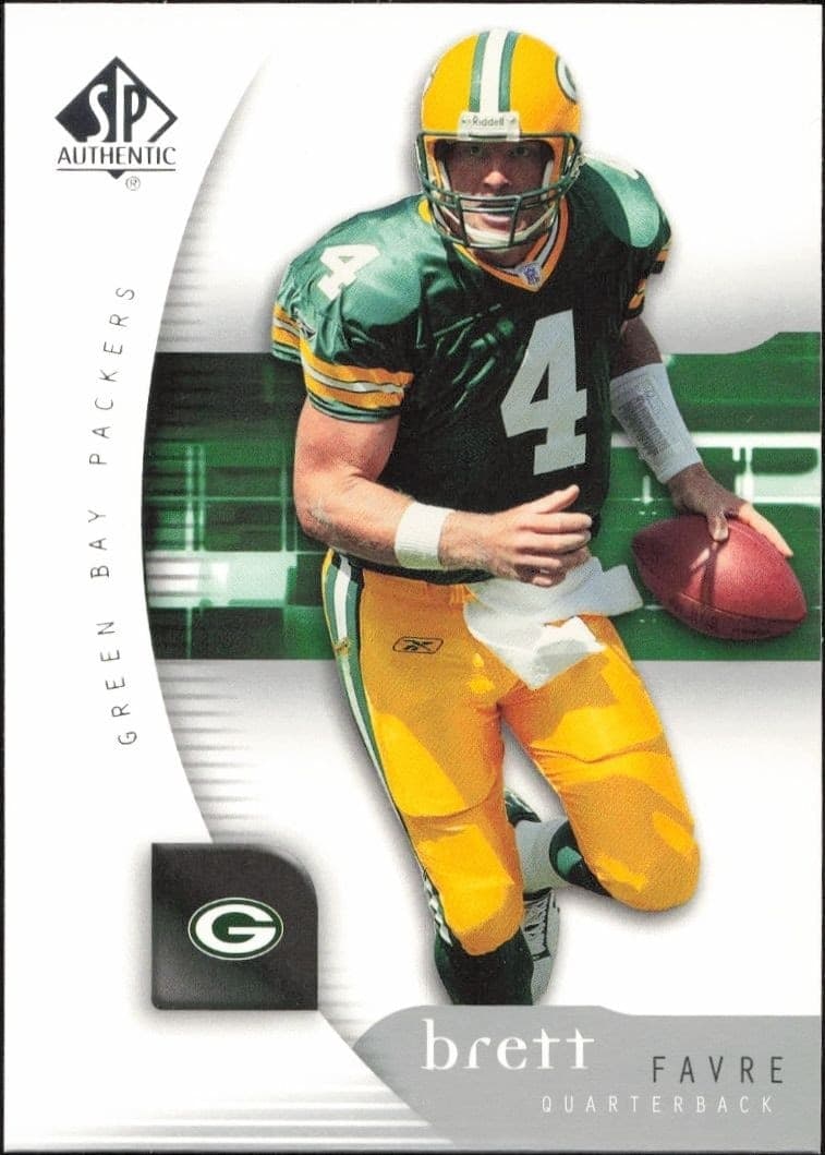 2005 Upper-Deck SP Authentic Brett Favre #30 trading card