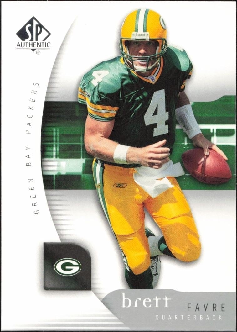 2005 Upper-Deck SP Authentic Brett Favre #30 trading card