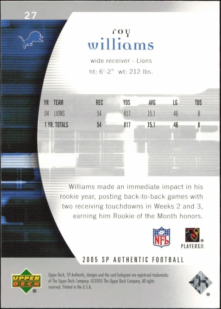 Roy Williams - Back
