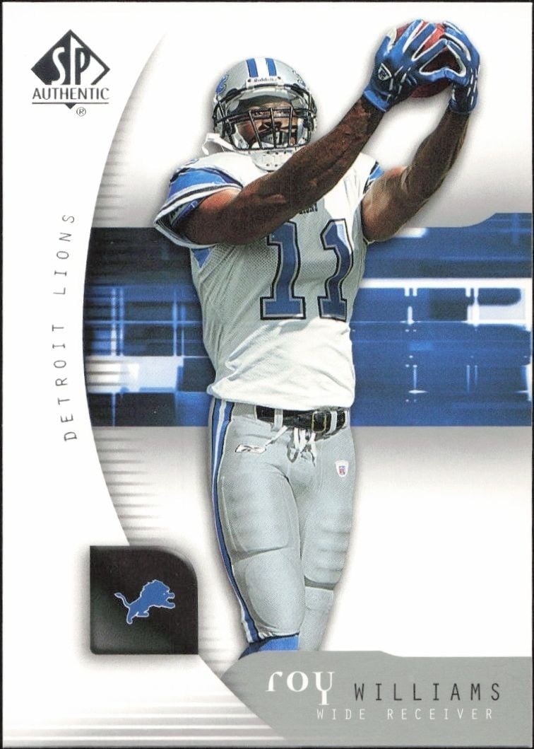 2005 Upper-Deck SP Authentic Roy Williams #27 trading card